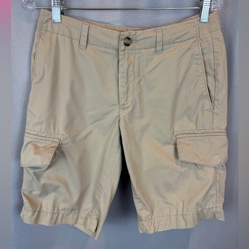 Black Brown 1826 Cargo Khaki Shorts- Waist Size 30